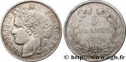 5 francs Cérès, sans légende 1870 Bordeaux F.332/3