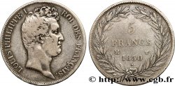 5 francs type Tiolier avec le I, tranche en creux 1830 Marseille F.315/10