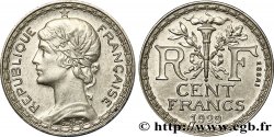 Concours de 100 francs or, essai de Guilbert en Bronze-Nickel 1929 Paris GEM.286 5