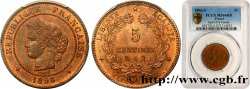 5 centimes Cérès 1896 Paris F.118/38 SPL64 PCGS