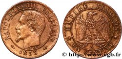 Un centime Napoléon III, tête nue 1853 Paris F.102/1