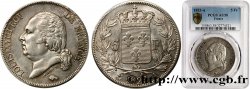5 francs Louis XVIII, tête nue 1823 Paris F.309/76