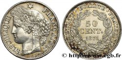 50 centimes Cérès, IIIe République 1871 Paris F.189/1