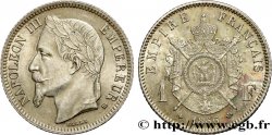 1 franc Napoléon III, tête laurée 1866 Strasbourg F.215/4