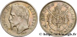 1 franc Napoléon III, tête laurée 1867 Bordeaux F.215/9