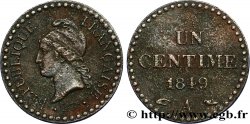 Un centime Dupré, IIe République 1849 Paris F.101/2 TTB45