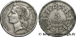 5 francs Lavrillier aluminium, 9 ouvert 1949  F.339/18 TB+
