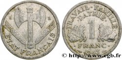 1 franc Francisque, légère 1943 Beaumont-Le-Roger F.223/4