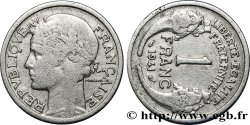 1 franc Morlon, lourde, Fautée : axe à 3h 1941 Paris F.220/2 var.