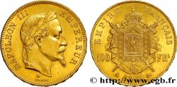 100 francs or Napoléon III, tête laurée 1869 Paris F.551/12