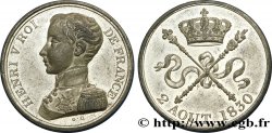 Module de 5 francs pour l’avènement d’Henri V 1830 VG.2688