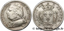 5 francs Louis XVIII, buste habillé 1815 Lille F.308/31