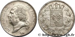 5 francs Louis XVIII, tête nue 1817 Bordeaux F.309/21