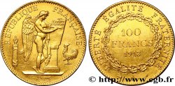 100 francs or Génie, tranche inscrite en relief Liberté Égalité Fraternité 1913 Paris F.553/7