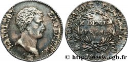Demi-franc Napoléon Empereur, Calendrier grégorien 1806 Perpignan F.175/5