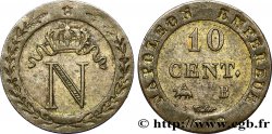 10 cent. à l N couronnée 1808 Rouen F.130/3