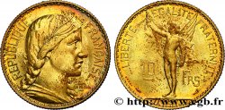 Concours de 10 francs, essai de La Fleur en bronze-aluminium 1929 Paris GEM.165 3
