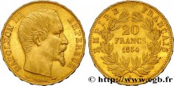 20 francs or Napoléon III, tête nue 1854 Paris F.531/2