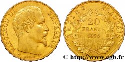 20 francs or Napoléon III, tête nue 1856 Paris F.531/9