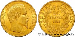 20 francs or Napoléon III, tête nue 1858 Paris F.531/13