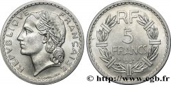 5 francs Lavrillier en aluminium 1945 Beaumont-le-Roger F.339/4