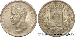 5 francs Charles X, 1er type 1826 Lyon F.310/18 AU54