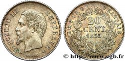 20 centimes Napoléon III, tête nue 1855 Paris F.148/3 SUP60