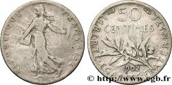 50 centimes Semeuse 1902 Paris F.190/9 B8