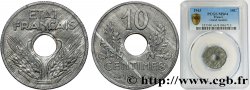 10 centimes État français, grand module 1943  F.141/5