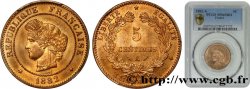 5 centimes Cérès 1882 Paris F.118/23