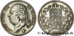 2 francs Louis XVIII 1822 Lille F.257/41