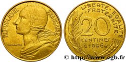 20 centimes Marianne, frappe médaille 1996 Pessac F.156/40 var.