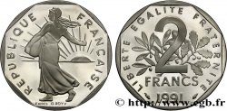 2 francs Semeuse, nickel, BE (Belle Épreuve) 1991 Pessac F.272/15 var.