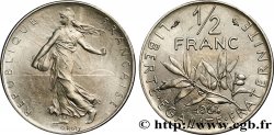 Pré-série d un 1/2 franc Semeuse, grand module 1964 Paris F.198/1 var. ST65