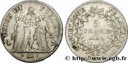 5 francs Union et Force, Union desserré, avec glands intérieurs et gland extérieur 1797 Paris F.291/11