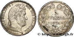 5 francs Ier type Domard, tranche en creux 1831 Bordeaux F.319/4