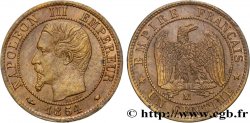 Un centime Napoléon III, tête nue 1854 Marseille F.102/14