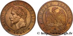 Un centime Napoléon III, tête laurée 1861 Paris F.103/1