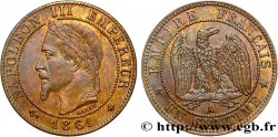 Un centime Napoléon III, tête laurée 1861 Paris F.103/1