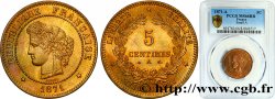 5 centimes Cérès 1871  Paris F.118/1