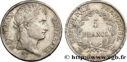 5 francs Napoléon Empereur, République française 1808 Lille F.306/15 AU54