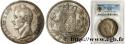 5 francs Charles X 2e type, tranche en relief 1830 Paris F.312/1 AU53 PCGS