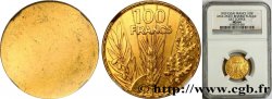 Concours de 100 francs or, épreuve uniface de revers de Bazor en Bronze doré 1929 Paris GEM.288 2