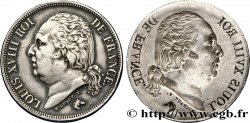 2 francs Louis XVIII, frappe incuse n.d.  F.257/- AU52