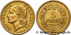 5 francs Lavrillier, bronze-aluminium 1945 Castelsarrasin F.337/6