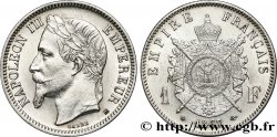 1 franc Napoléon III, tête laurée 1867 Strasbourg F.215/7 SPL63