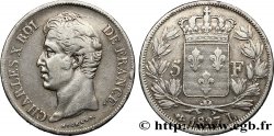 5 francs Charles X, 2e type 1827 Bayonne F.311/8