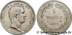 5 francs type Tiolier avec le I, tranche en relief 1830 Paris F.316/1