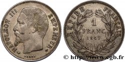 1 franc Napoléon III, tête nue 1857 Paris F.214/10