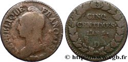 Cinq centimes Dupré, grand module 1797 Lyon F.115/22